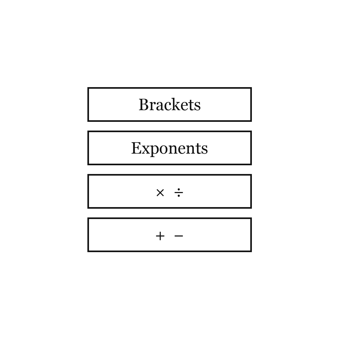 Order of Operations