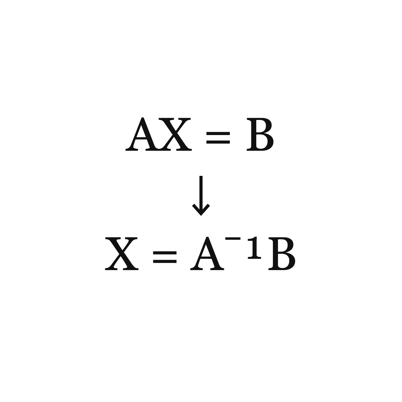 Solving a System with the Matrix Inverse
