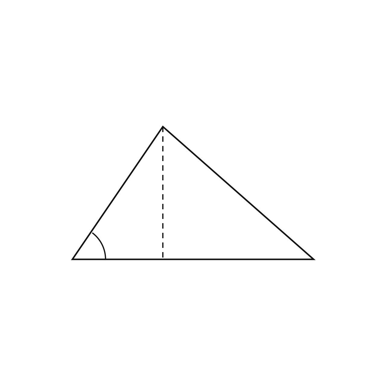 Area of a Triangle — The General Formula