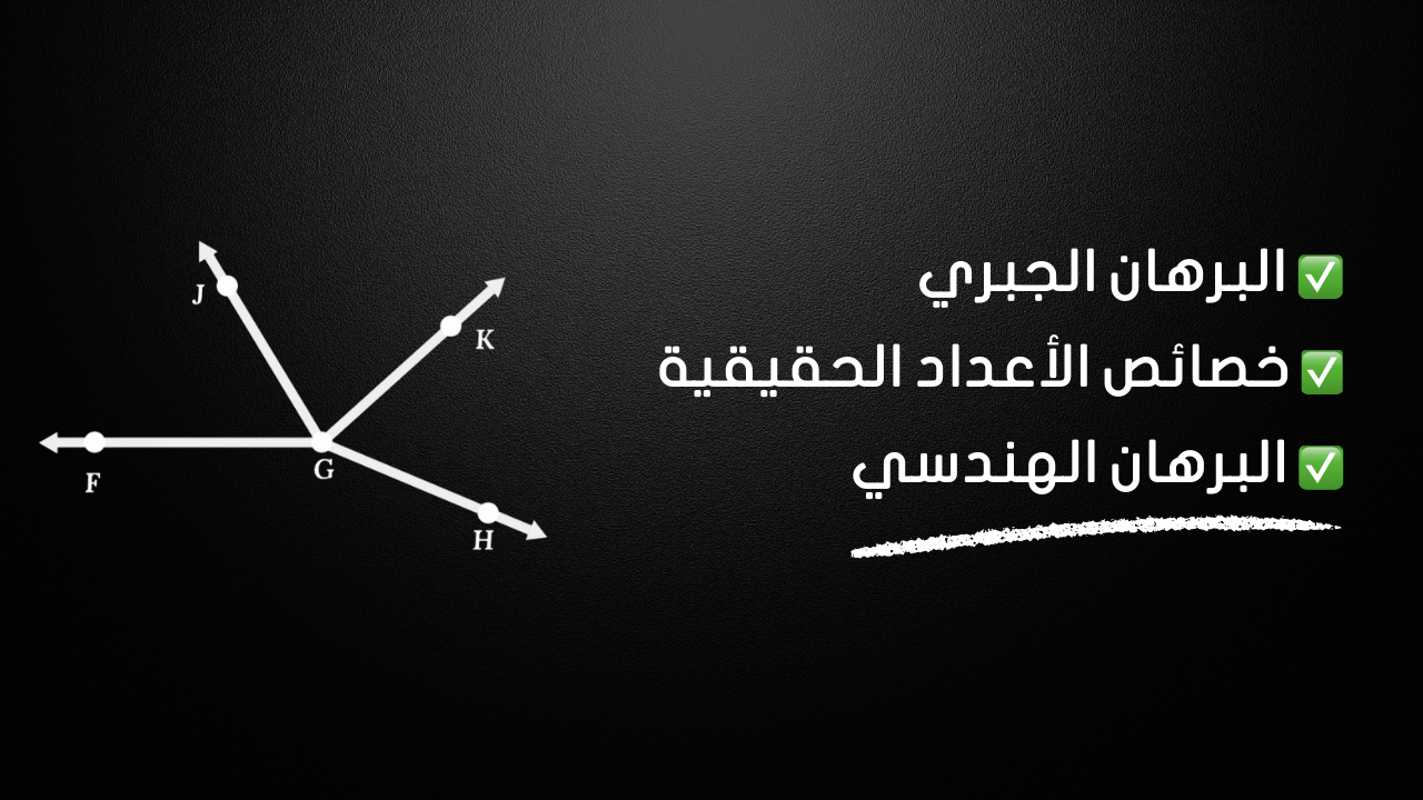 البرهان الجبري والهندسي