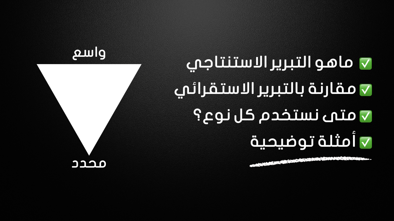 التبرير الاستنتاجي Deductive Reasoning
