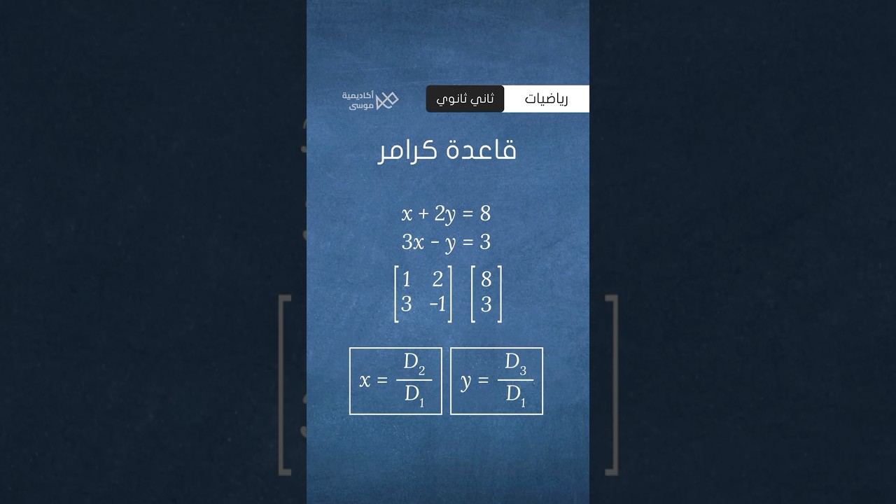 قاعدة كرامر