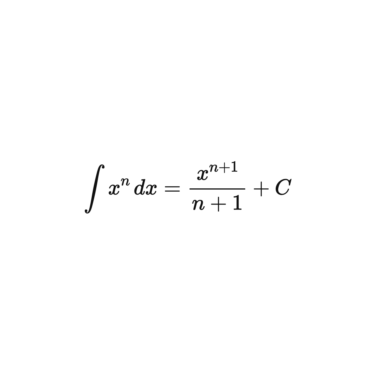 The Power Rule for Integration